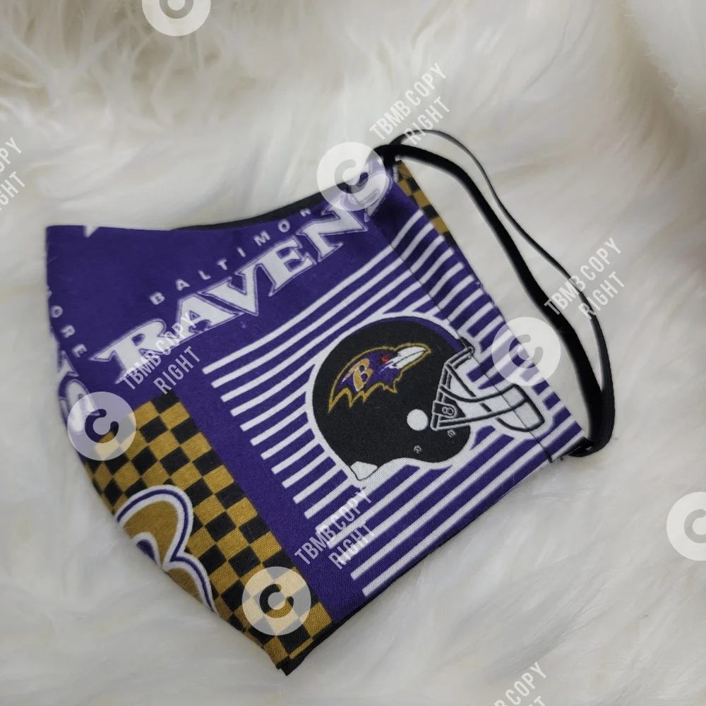 Baltimore Ravens Face Mask Child Size